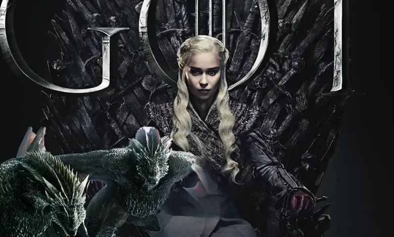 مسلسلات أجتبية عالمية يظهر بوستر مسلسل Game of Thrones