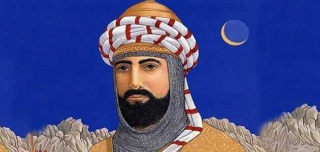 صورة رمزية كرتونية للقائد صلاح الدين
