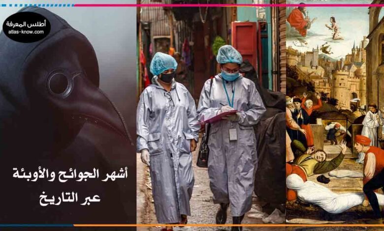 أشهر الجوائح والأوبئة