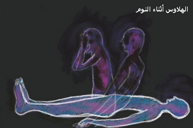 شخص ممدد ويتحرك اثناء الجاثوم
