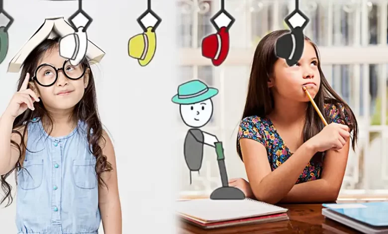 طفلة تفكر، مستويات التفكير الستة