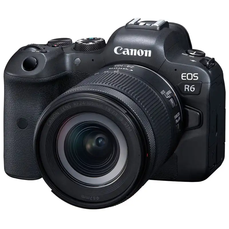 كاميرا تصوير فوتوغرافي Canon EOS R6 لون أسود