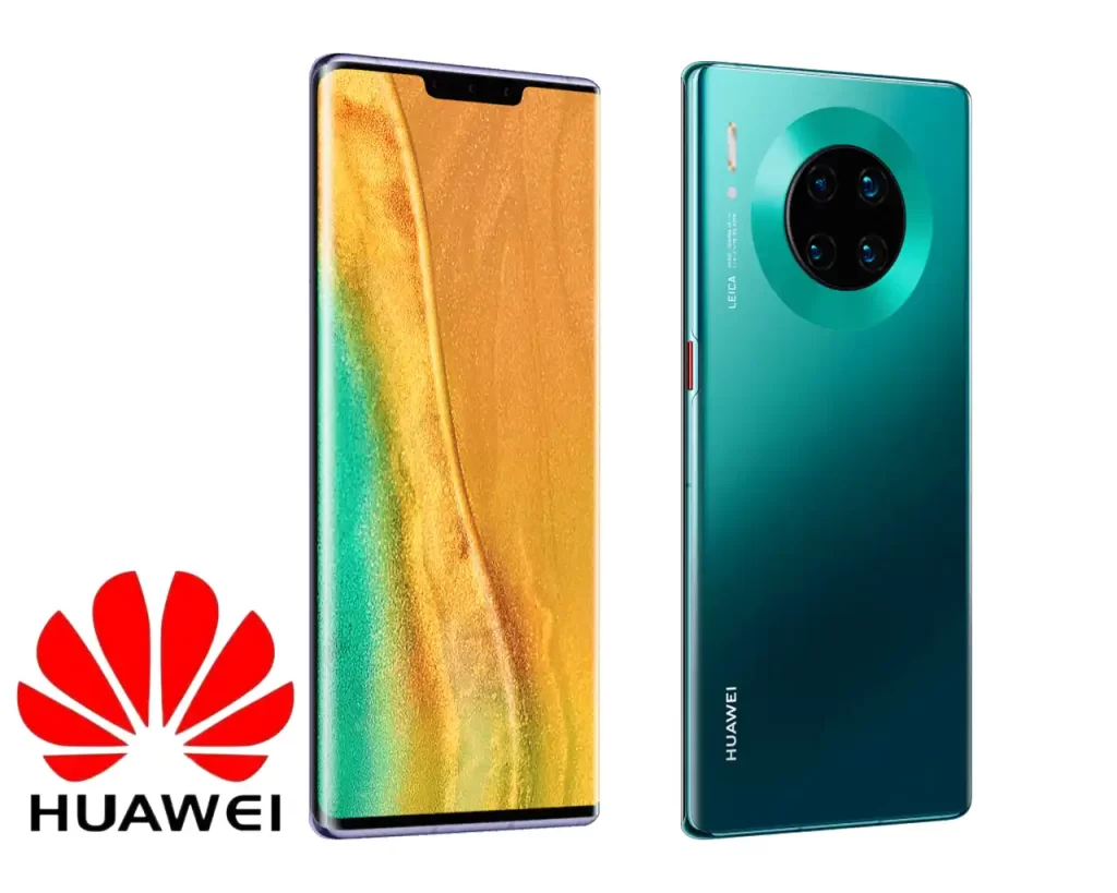 Huawei Mate 30 Pro green front and back