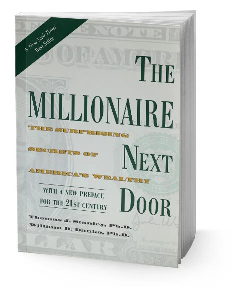 مغلف أمامي لكتاب The Millionaire Next Door