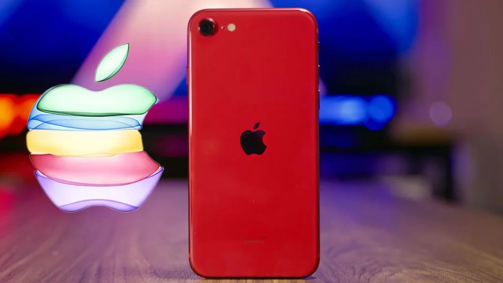 iPhone SE 2020 red back