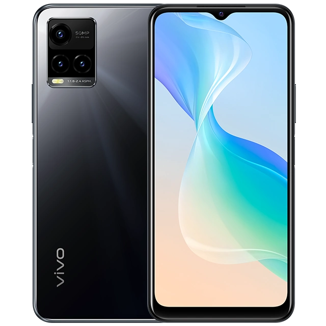 هاتف Vivo Y33s لون أسود لامع