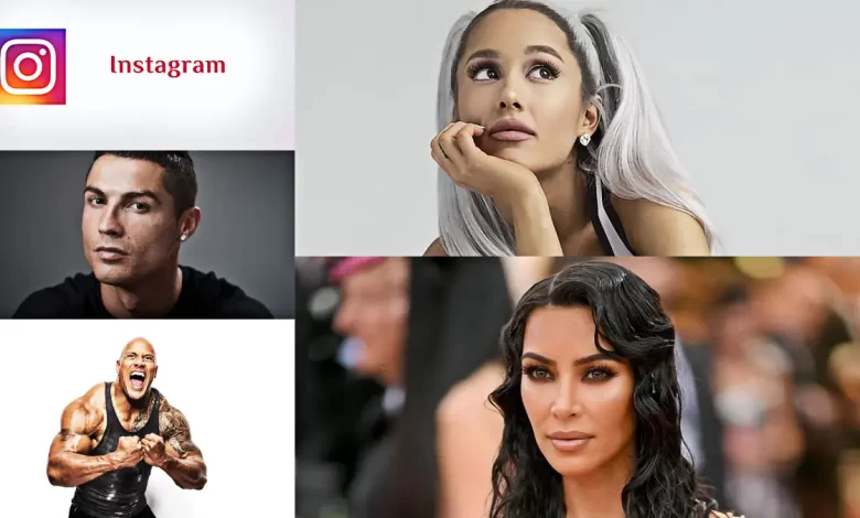 مجموعة متنوعة من صور مشاهير انستقرام