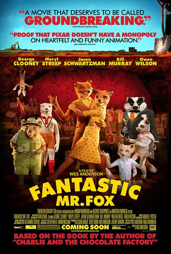 غلاف قصة FANTASTIC MR. FOX