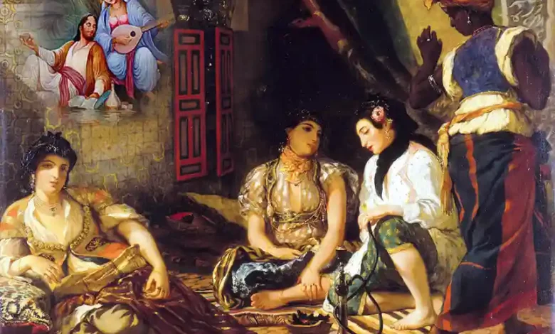 لقطة من القصة الإطارية ألف ليلة وليلة