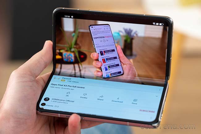 شاشة هاتف Oppo Find N