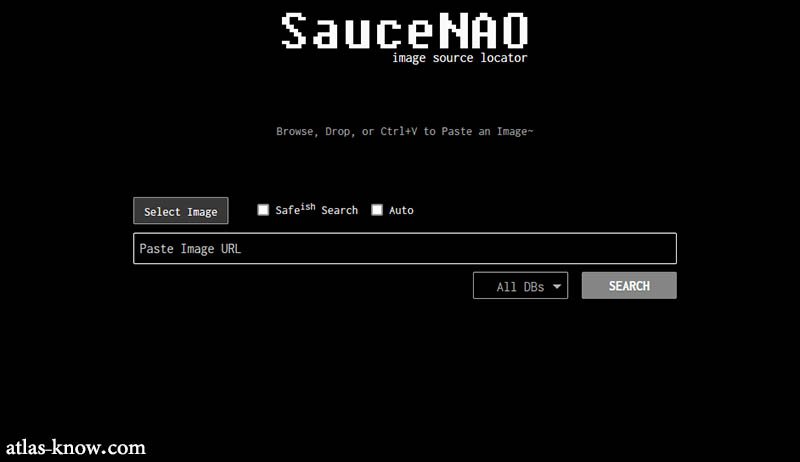 واجهة موقع SauceNao للبحث عن فيلم لا أعرف اسمه