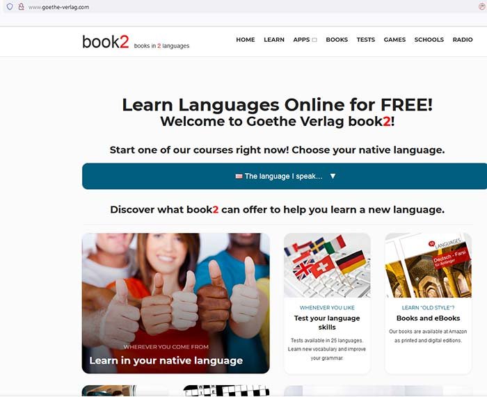 موقع goethe-verlag.com من أفضل مواقع تعليم اللغة التركية