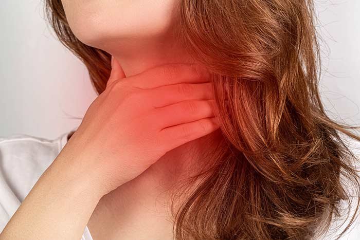 التخلص من التهاب الحلق بسرعة