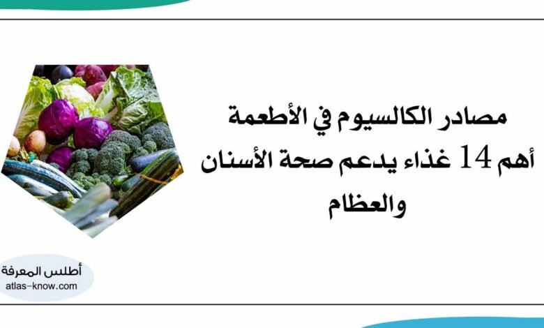 أهم مصادر الكالسيوم في الأطعمة