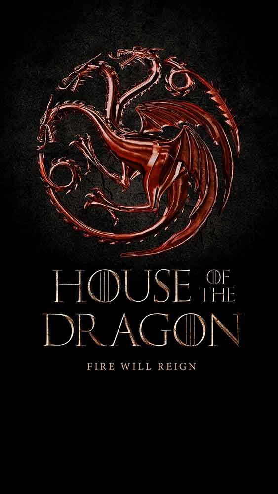 ملصق House Of the Dragon وهو أحد مسلسلات 2022