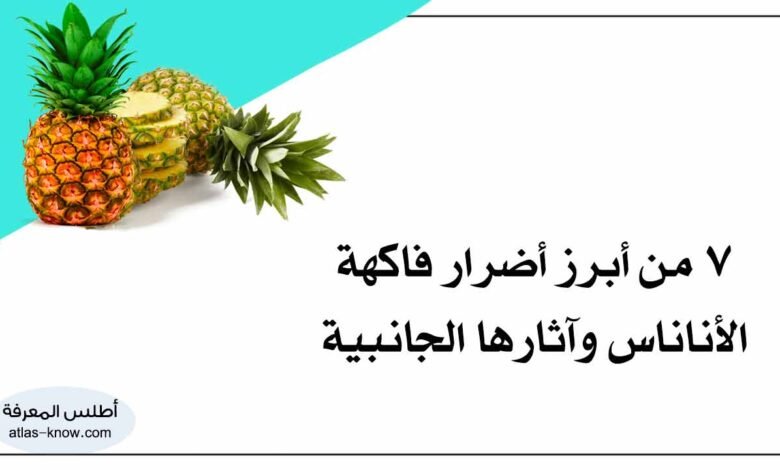 أضرار فاكهة الأناناس
