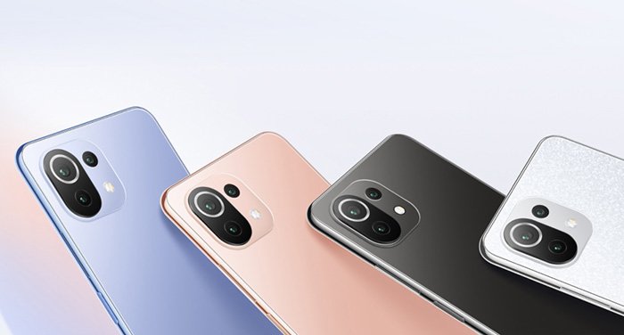 ألوان هاتف Xiaomi 11 Lite 5G NE