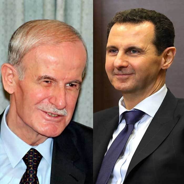 بشار وحافظ الأسد من الطائفة العلوية