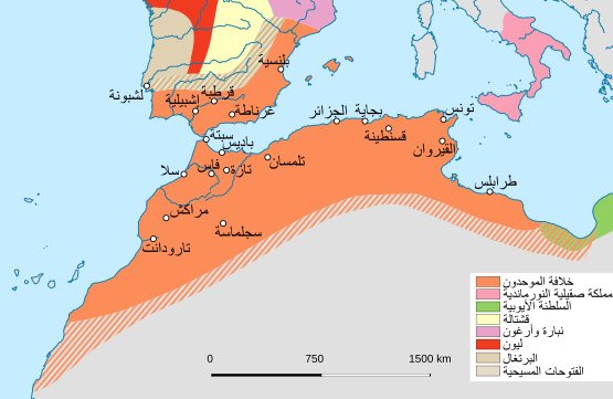 دولة الخلافة الأموية في أقصى مدى وصلت إليه