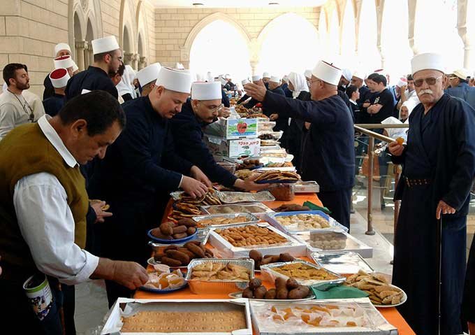 وجهاء الطائفة الدرزية يحتفلون بعيد النبي شعيب