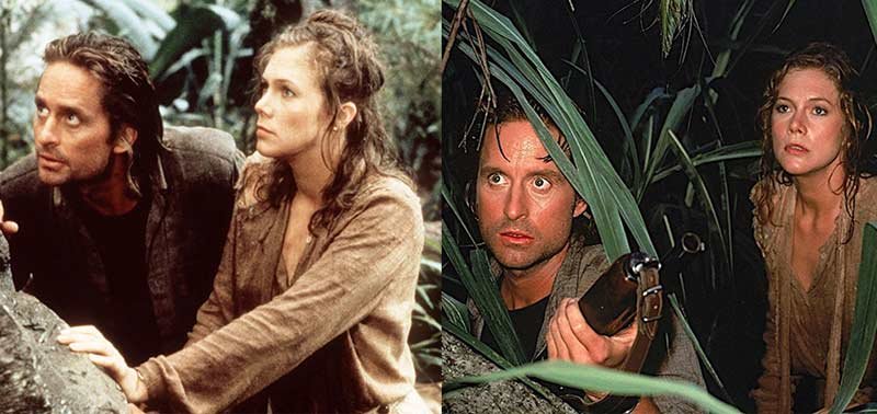 صور من Romancing the Stone أحد أفلام ملاحقة الكنوز والثروات