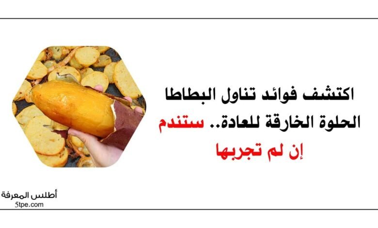 فوائد تناول البطاطا الحلوة الصحية للجسم والهضم والمناعة